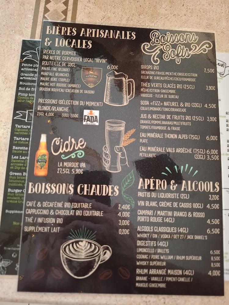 Le Zebre Vert - Menu Image 3